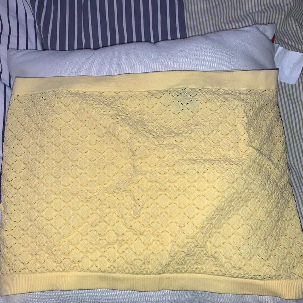 yellow tube top